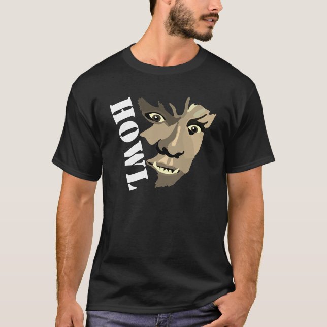 Camiseta Lobisomem, Howl (Frente)