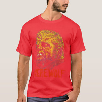 Camiseta Lobisomem Licantropia Monstro Vintage Filme de Ter