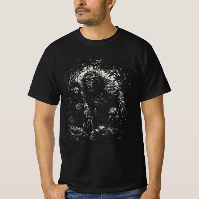 Camiseta Lobisomens da Revolução Nocturna (Frente)