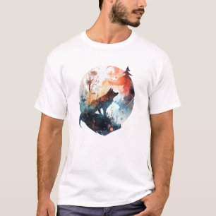 Camiseta lobo