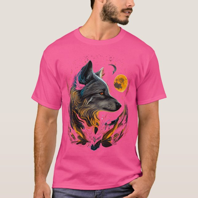 Camiseta Lobo Animal Espírito (Frente)