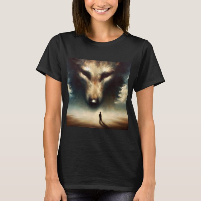 Camiseta Lobo Animal Espiritório 1 (Frente)