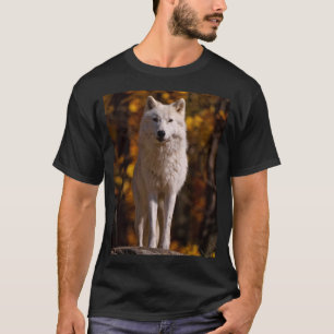 Camiseta Lobo Ártico em Rock