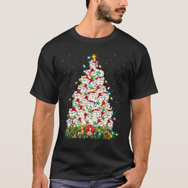 Camiseta Lobo Ártico Xmas Luz Lobo Ártico Lobo Ártico (Frente)