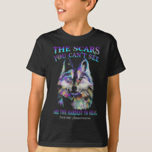 Camiseta Lobo As Cicatrizes Que Não Conseguem Ver São As Ma