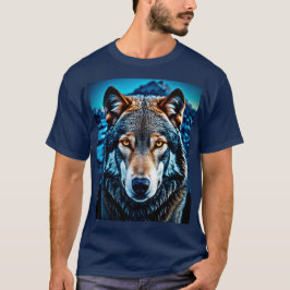 Camiseta Lobo Azul da Lua