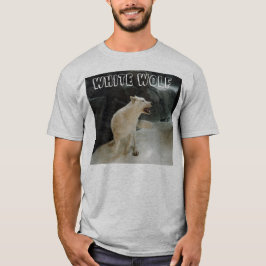 Camiseta Lobo Branco