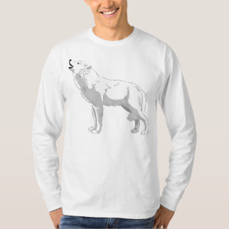 Camiseta Lobo branco