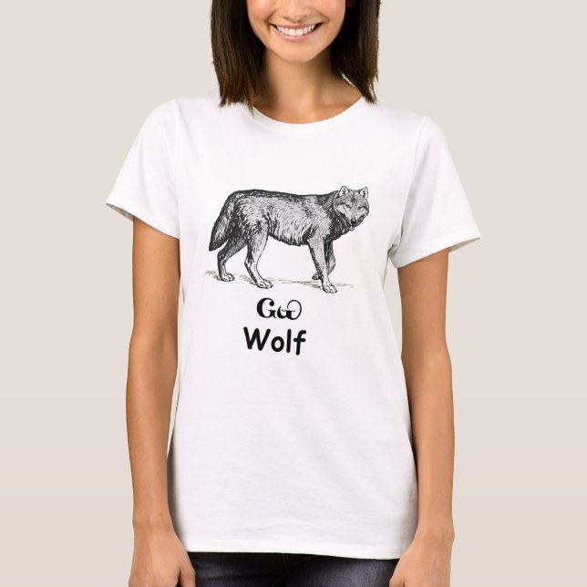 Camiseta Lobo Cherokee novo (Frente)