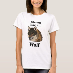 Camiseta Lobo Cinzento