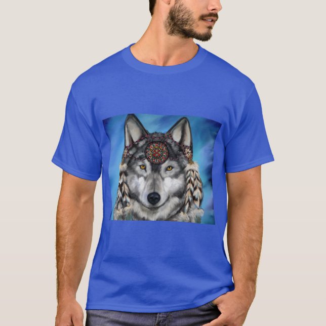 Camiseta Lobo Cinzento (Frente)