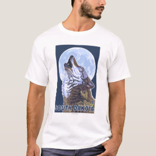 Camiseta Lobo cinzento HowlingSouth Dakota