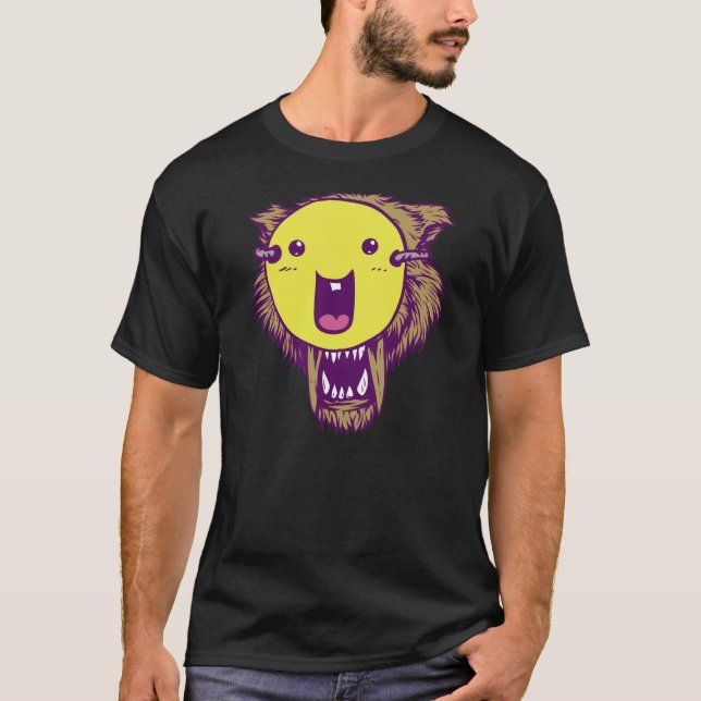 Camiseta Lobo com cara (Frente)