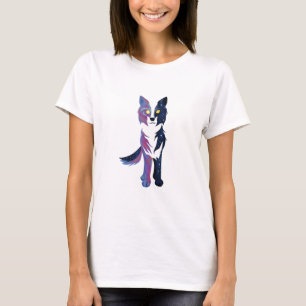 Camiseta Lobo crepuscular do céu