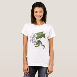 Camiseta Lobo da fantasia pela cauda de Wolven