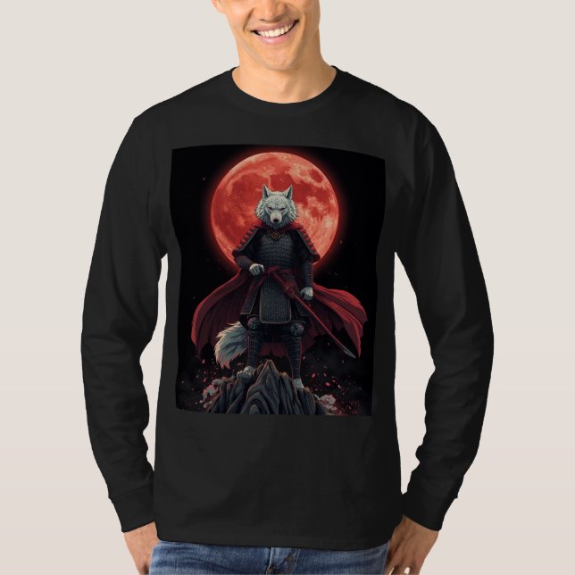 Camiseta Lobo da Lua Carmesim Ronin (Frente)