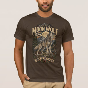 CAMISETA LOBO DA LUA SELVAGEM