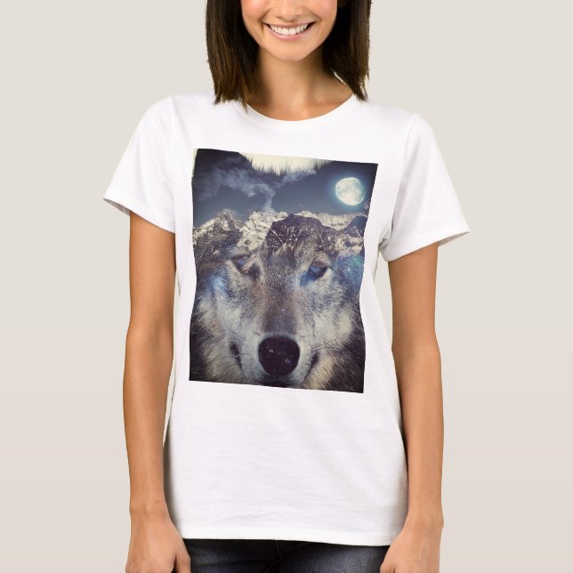 Camiseta Lobo da montanha (Frente)