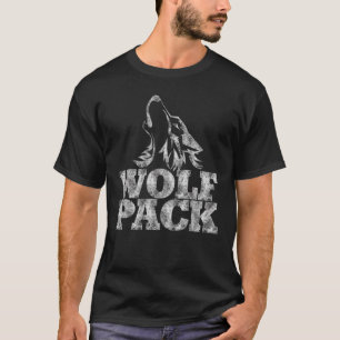 Camiseta Lobo Da Natureza Animal Do Céu Noturno Lobos Mágic