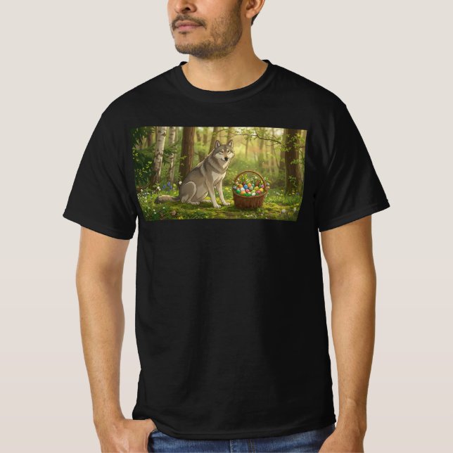 Camiseta Lobo da Páscoa  (Frente)