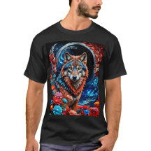 Lobo de Cores Patriótico