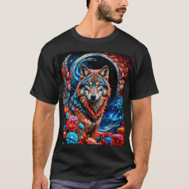 Camiseta Lobo de Cores Patriótico