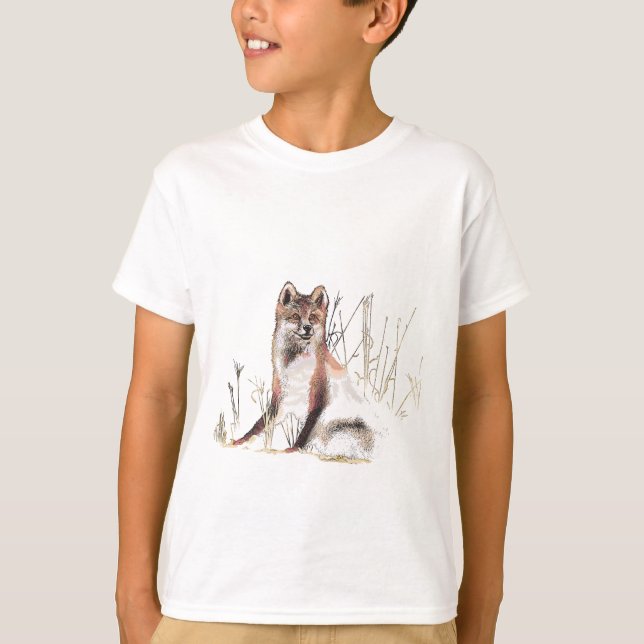 Camiseta Lobo de inverno (Frente)