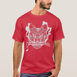 Camiseta Lobo-de-madeira Clássico