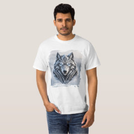 Camiseta Lobo de Neve • Emblema Tribal de Armadura de Inver