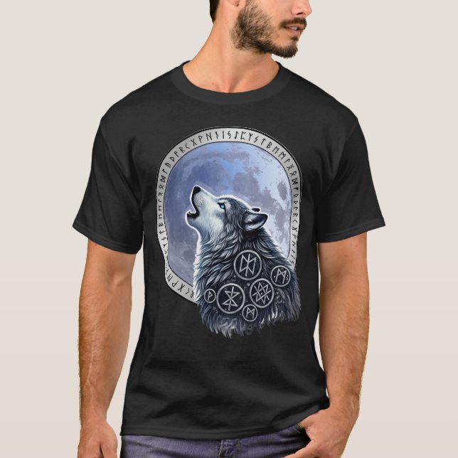 Camiseta Lobo de Odín (Frente)