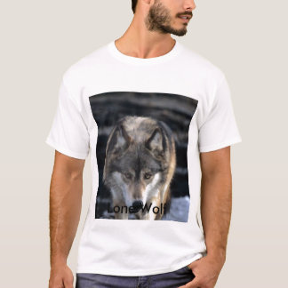 Camiseta Lobo de Runing, lobo solitário