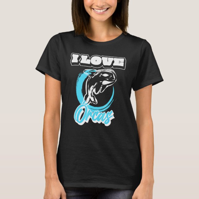 Camiseta Lobo do Mar de Baleia do Orca Killer (Frente)