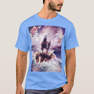 Camiseta Lobo do Unicórnio Andando Coruja Branca em Taco