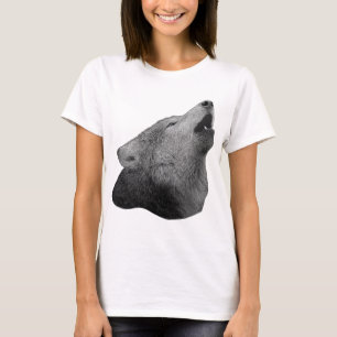 Camiseta Lobo do urro - imagem estilizado