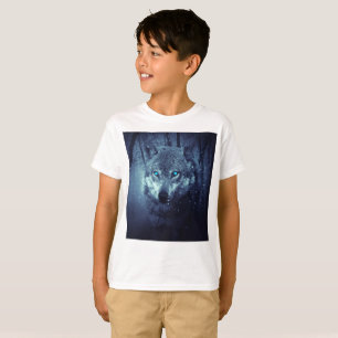 Camiseta Lobo dos olhos azuis