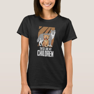 Camiseta Lobo E Lobos Animais Selvagens De Gato Estes São O