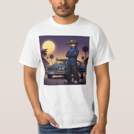 Camiseta Lobo E Lowrider