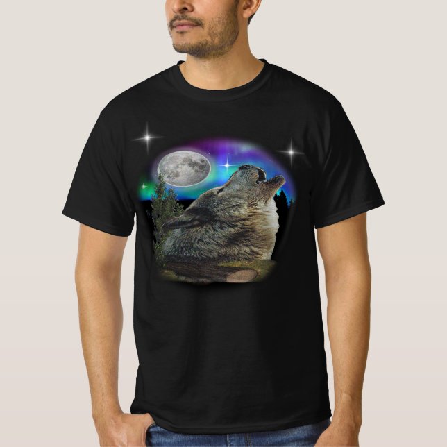 Camiseta Lobo e Lua (Frente)