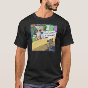 Camiseta Lobo em Pele de Cordeiro Divertido