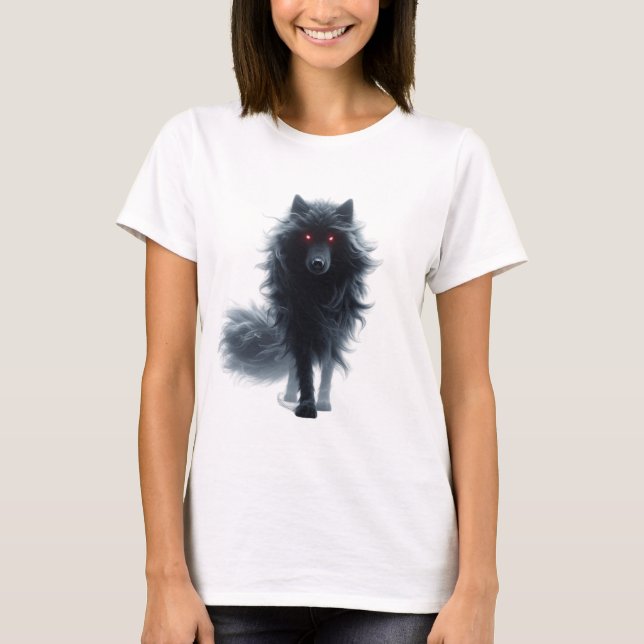 Camiseta "Lobo Fantasma - O Estalador Sombra" (Frente)