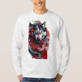 Camiseta Lobo Feroz & Dragão Vermelho