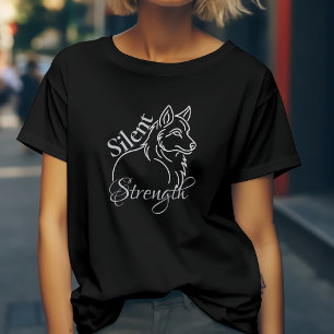 Camiseta Lobo Força Silenciosa