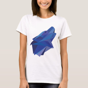 Camiseta Lobo geométrico