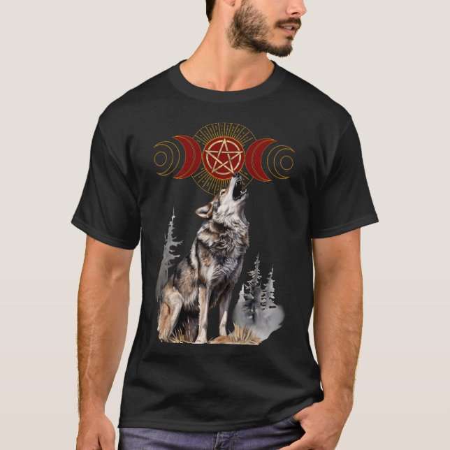 Camiseta Lobo Inverno Encantado (Frente)