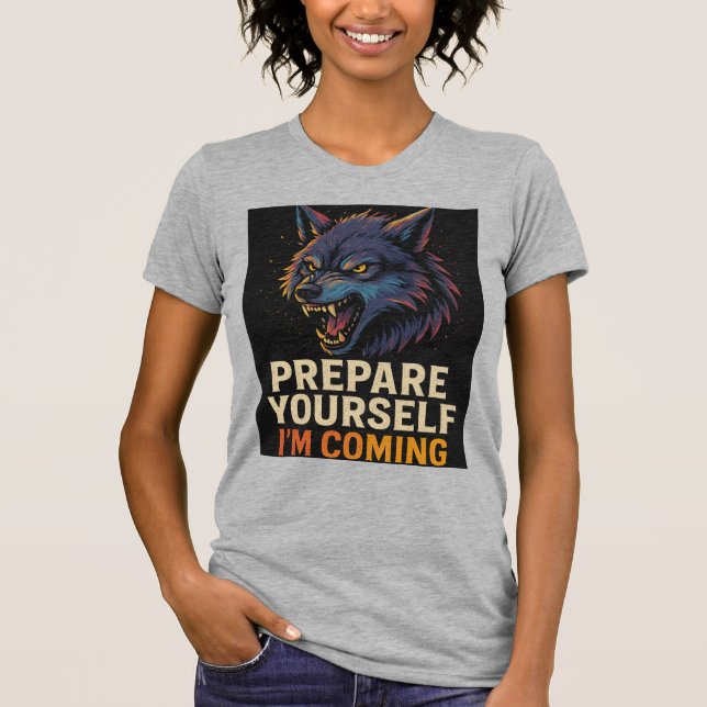 Camiseta Lobo Irritado (Frente)