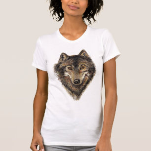 Camiseta Lobo, Lobos, Animais Selvagens, Natureza,