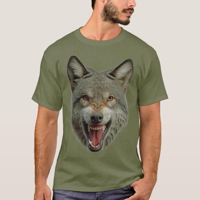 Camiseta Lobo-Madeira Grande Face (Frente)