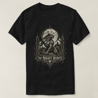 Camiseta Lobo Mau Halloween Adesivo Gótico Vintage Terror