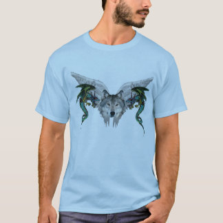 Camiseta lobo místico