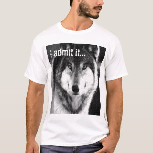 Camiseta Lobo na roupa do lobo